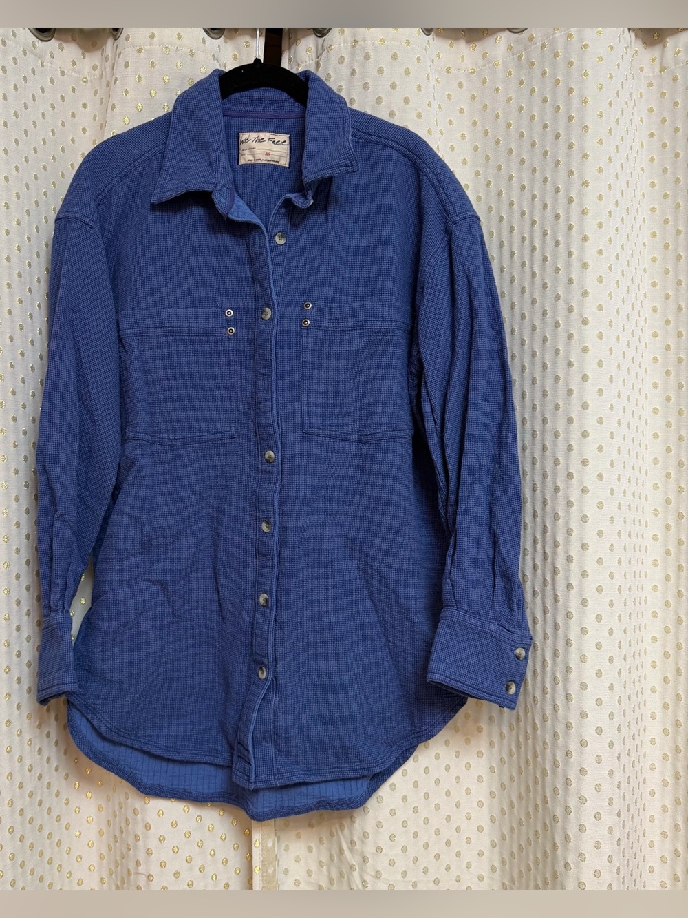 Free people heavy weight button down